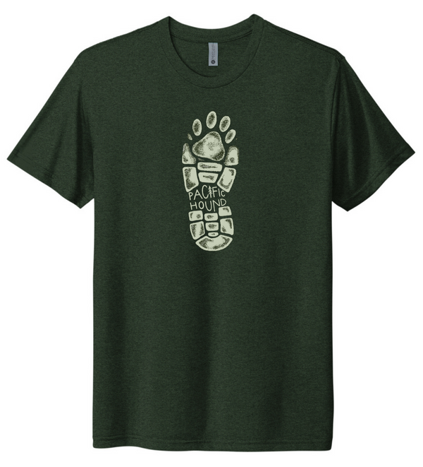 Hiking Boot Tee- Forest Green No