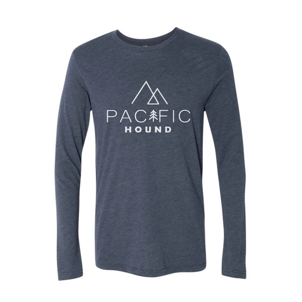 Pacific Hound Logo Long Sleeve- Vintage Navy