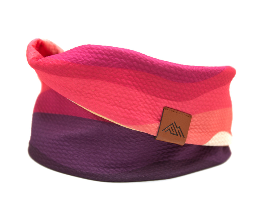 Alpenglow Waffle Scarf