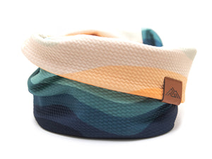 Pacific Tide Waffle Scarf