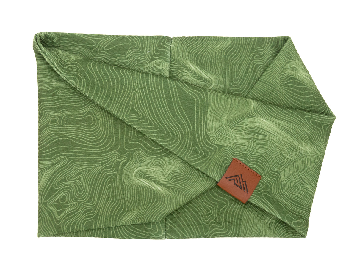 Summit Lines Waffle Scarf | Mt. Rainier