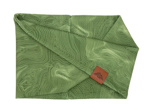 Summit Lines Waffle Scarf | Mt. Rainier