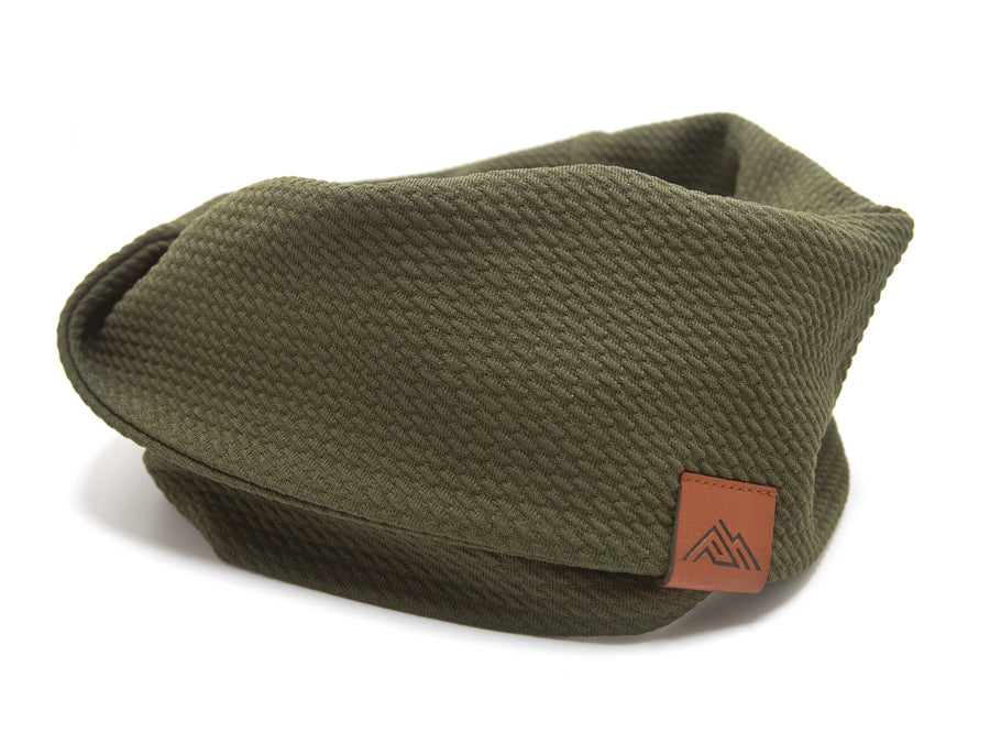 Olive Waffle Scarf