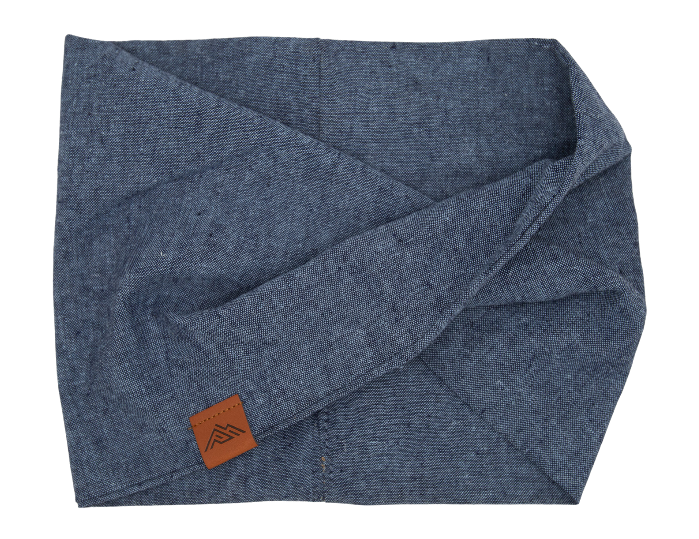 Navy Chambray Dog Scarf