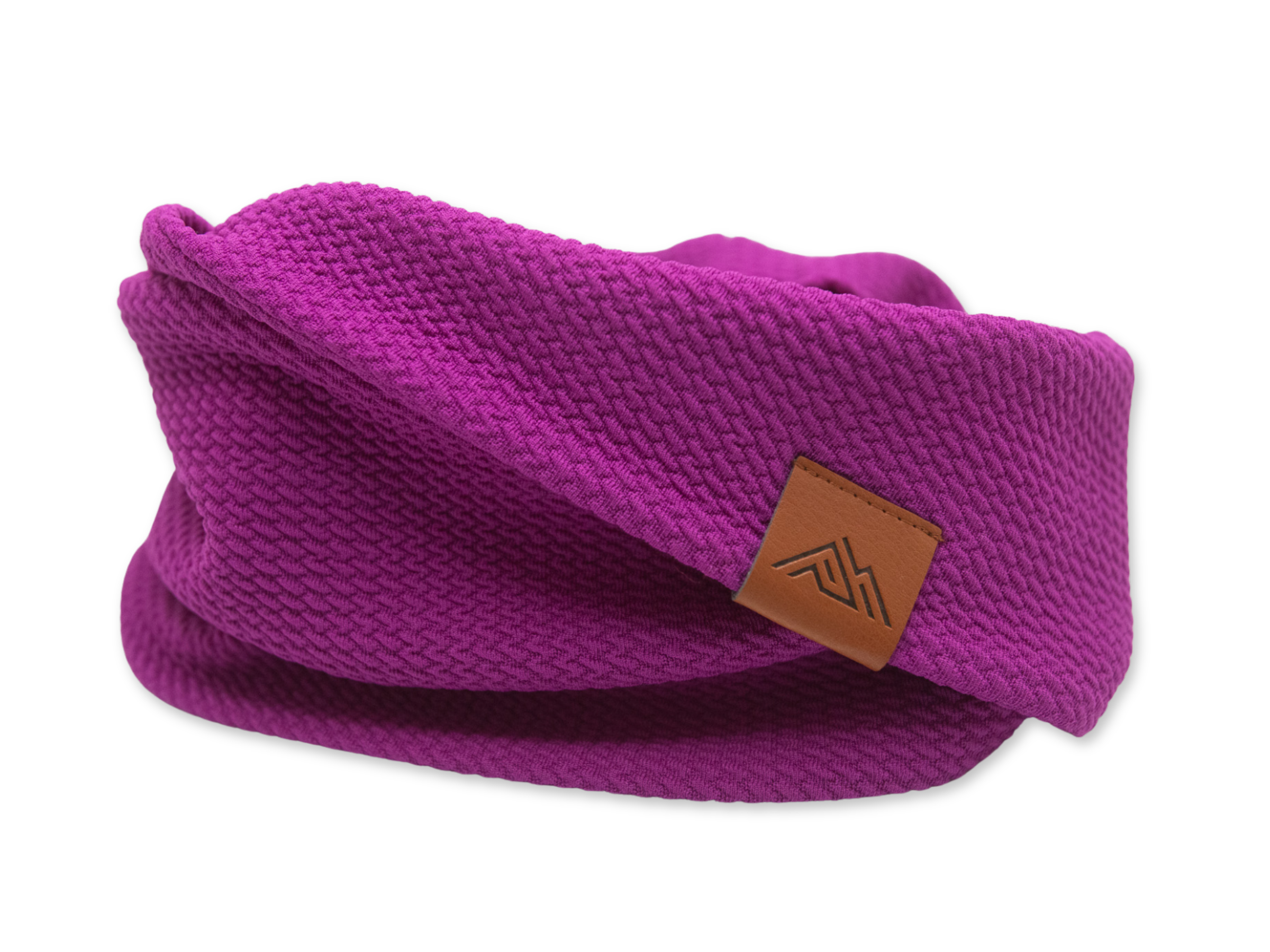 Violet Waffle Scarf