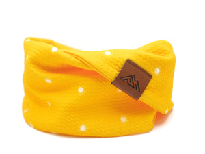 Sunny Days Waffle Scarf