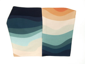 Pacific Tide Waffle Scarf