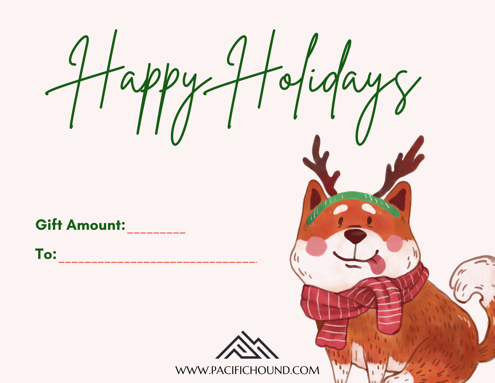 Pacific Hound Giftcard