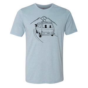 blue van life tee